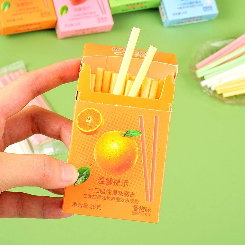 cc乐吸管糖果混合味80后90儿时怀旧儿童零食棒棒糖吸吸乐吸管糖果
