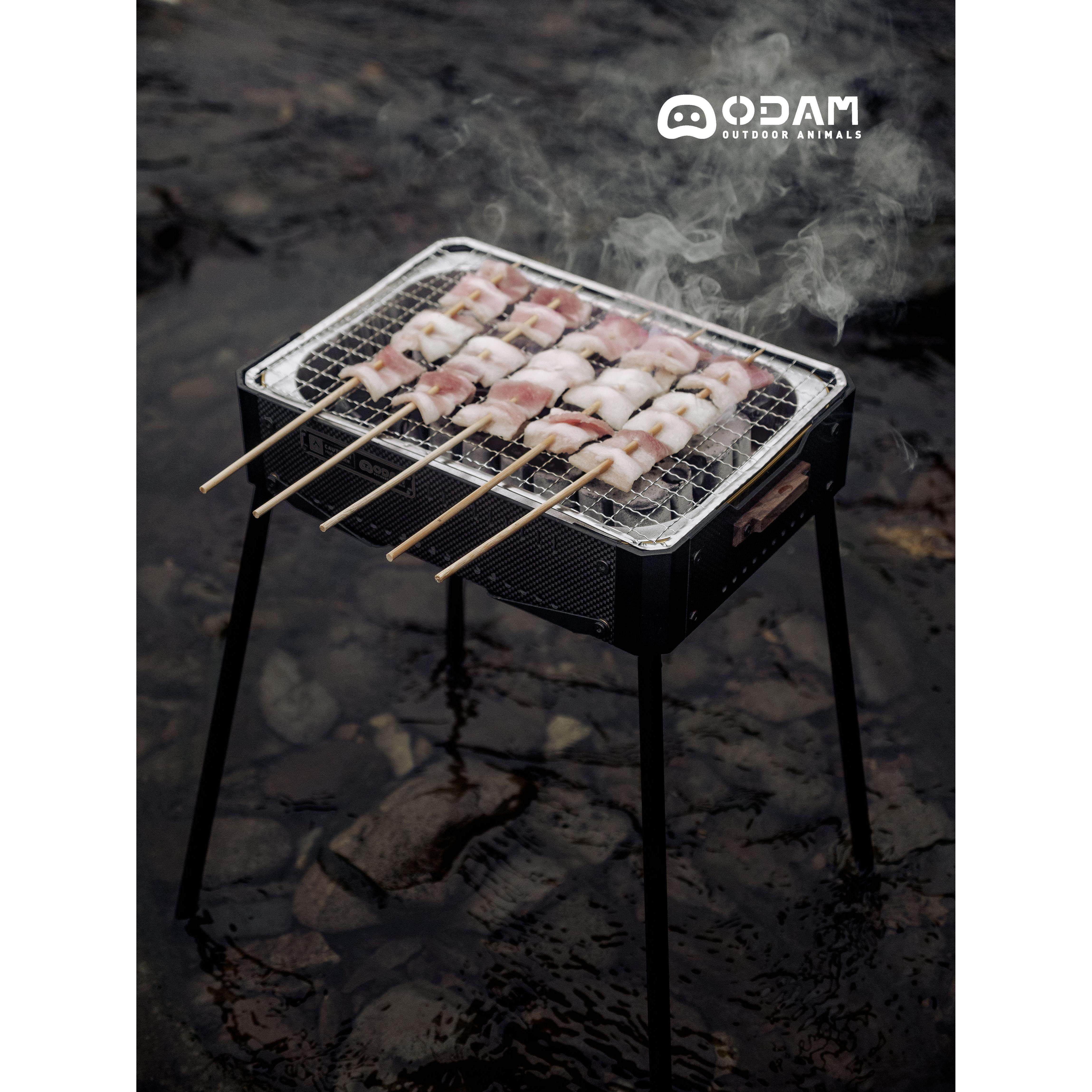 ODAM 碳纤维次抛型烧烤炉 速燃碳一次性烧烤炉 便携折叠 户外烧烤,3C数码配件,USB多功能数码宝,淘宝优惠券,粉丝福利购,淘宝优惠卷