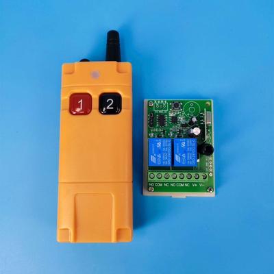 2路24V36V48V220V380V宽电压2键大功率无线遥控开关电机工业