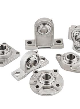 304不锈钢轴承座0SUCP24851m5内径75m防水不钢轴承无锈锡JMSN44c