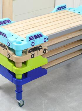 午幼专儿园床休午睡床幼儿44043园用床儿塑料木板床叠叠床托管班