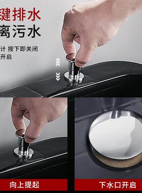 阳台洗池拖LNP把池家卫生间号移动拖布地盆落用地式大塑料水槽墩