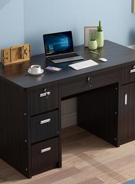 N5办桌桌公简办约F76T6S96家用学生卧室写字桌公室员工单人电脑桌