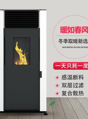 成干净制压颗粒家用水暖炉智德能内室无烟采暖生物颗粒SD202295取