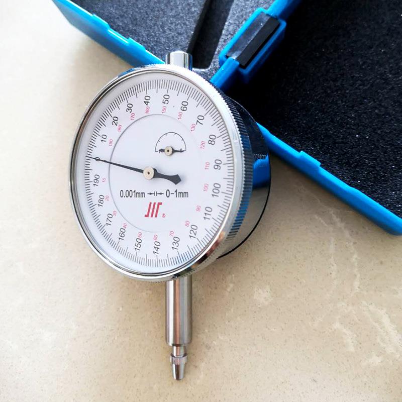 量千分表0-1-200-3.001mm指0EVC针式成千分表表头量具