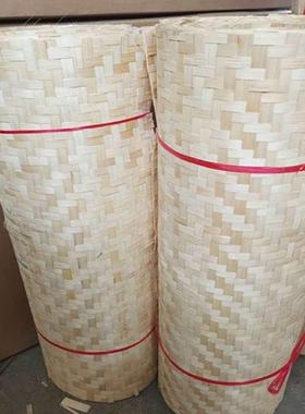 竹F87589MT篾竹有编竹席竹农家乐酒店竹墙面吊顶装修装饰编席子孔
