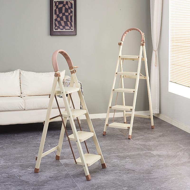 子家用梯室可折叠架梯CXL楼梯加宽踏板铝合金伸缩梯多功能内花人