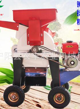 养殖柴动油碎切草机小型家米LWA用玉粉碎机秸秆铡力草揉丝粉碎一