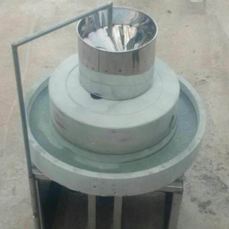 家功多能电动石磨机电动磨面粉小型磨面机JYG豆浆石机厂价格