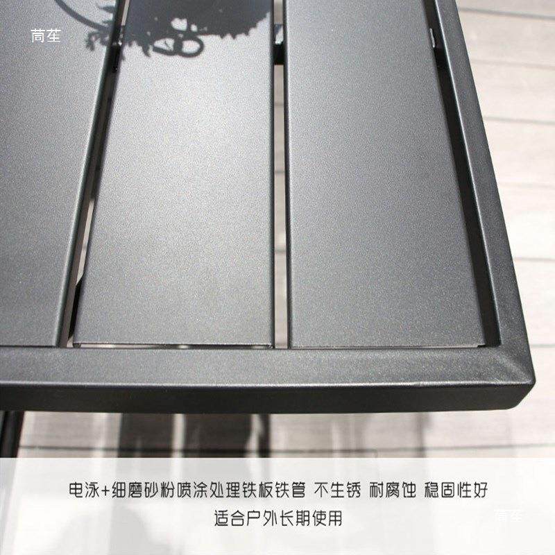 新款户外阳台栏杆铁艺挂桌家折用可台叠桌悬thh%hlzn挂升降小休桌