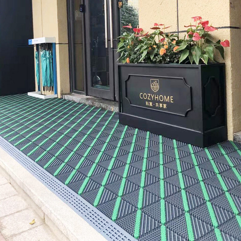 三合一EVA防滑毛刷地垫