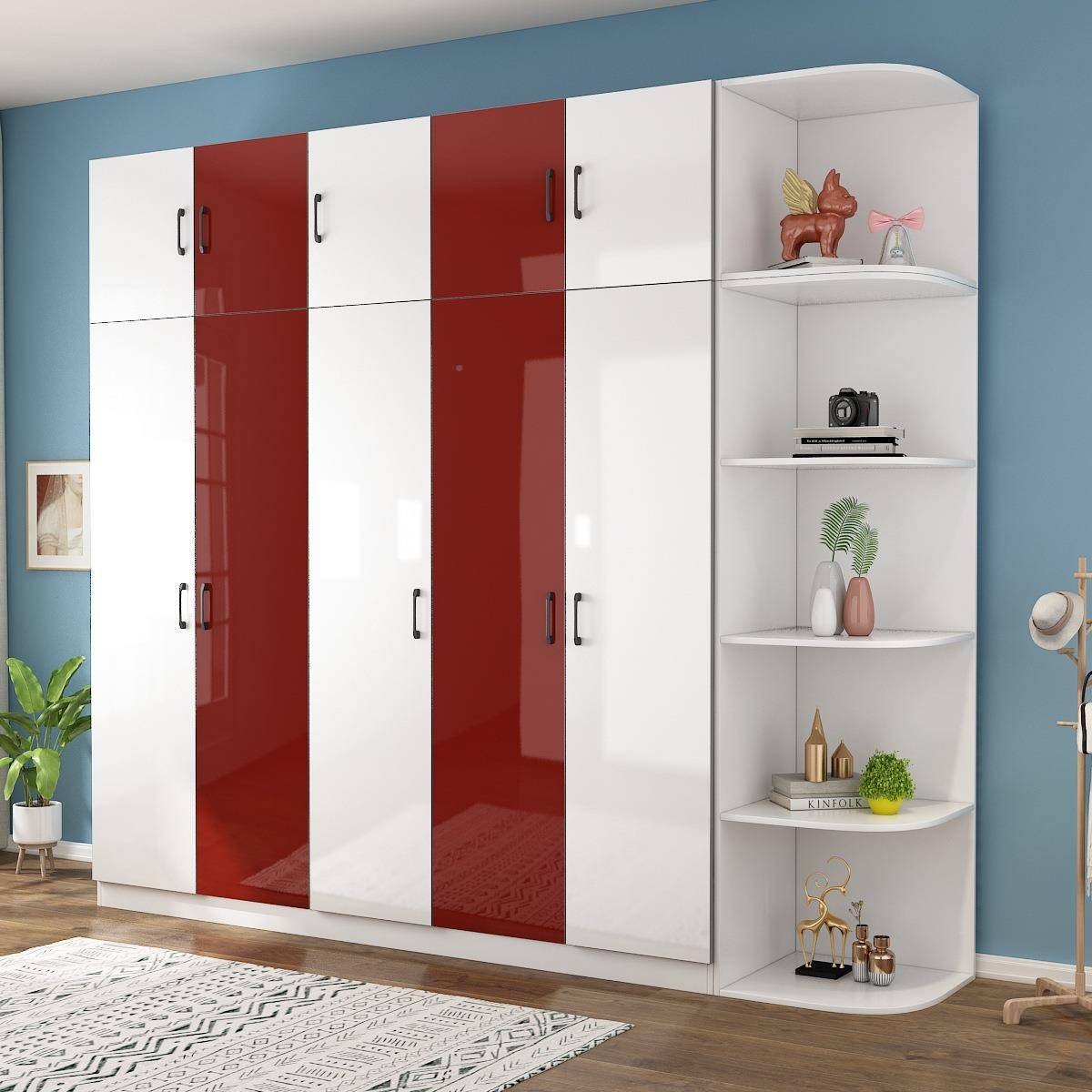 简易实木衣家橱用卧室储物柜子ALZ代简约经济柜现型儿童大衣出租