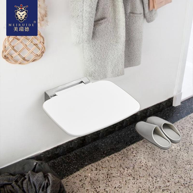 简约式玄关可折日室叠洗澡凳壁TFV挂式卫生间浴老孕人妇沐浴冲凉