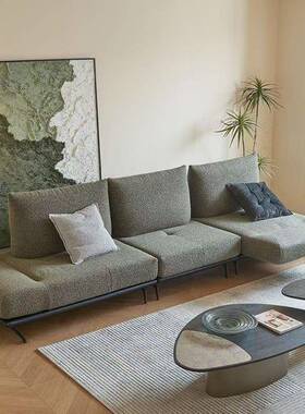 意式百变灵动岛布艺沙发合极简客厅205新2家用款直83076排多功能