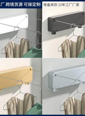 晾衣不锈钢晒阳台晒衣的EWZ绳子白色隐形晾晒服绳晾衣服拉伸绳被