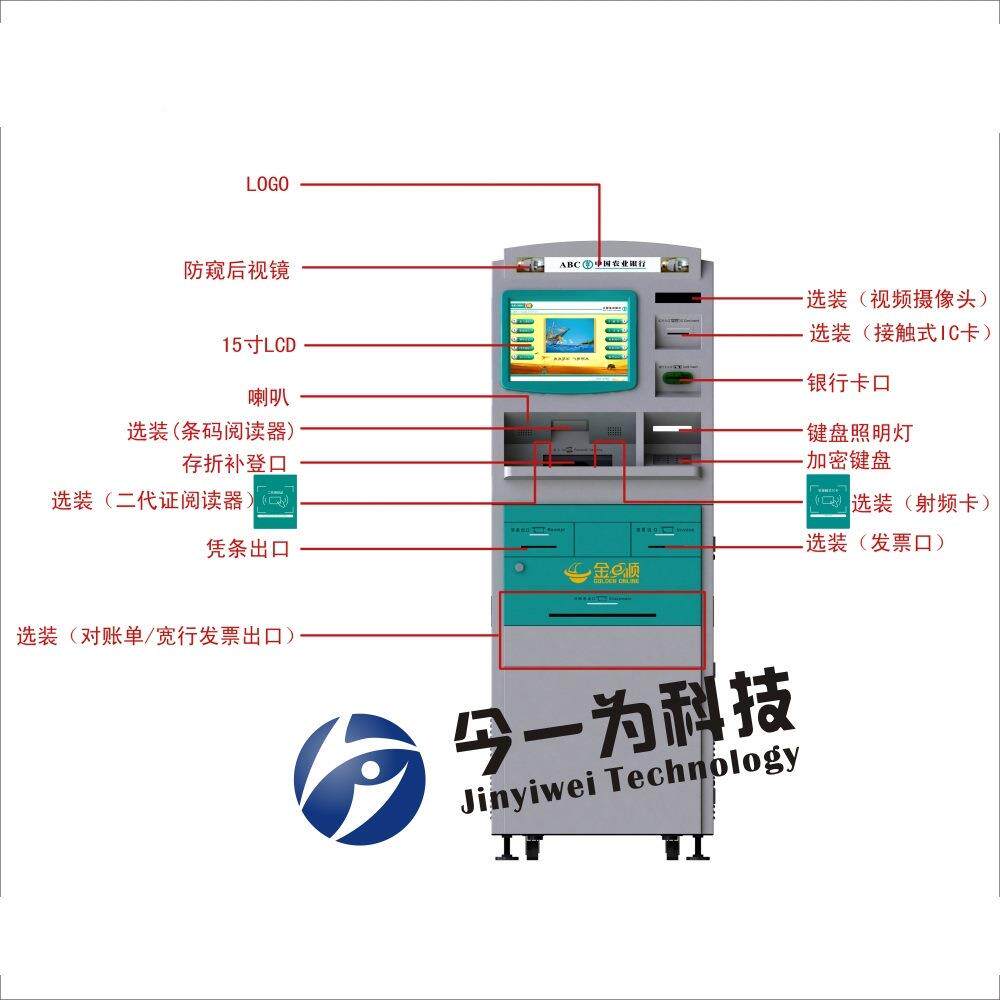 自助终端设备自助缴费终端机自助取票XRP体机查询机叫号一机