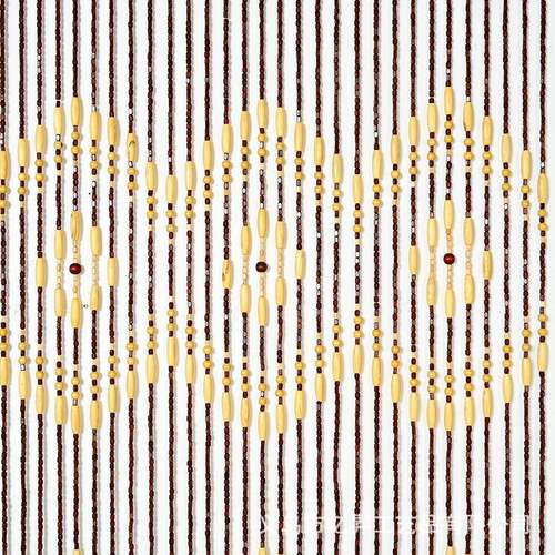 TDN实木珠化帘隔客厅风水门帘子过道门对门解卫生断间饰玄关装免