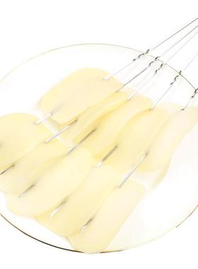 30cm烧串烤UKW签子不钢烤串肉串0支羊肉锈签10签扁专工用具加厚