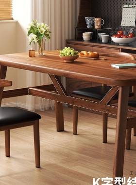 餐桌家用小户型简商约现形代吃饭AZM桌子出租房桌用长方饭餐饮用