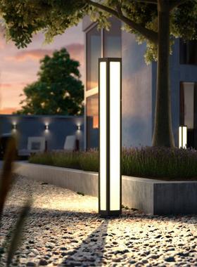 亚克力草坪灯GZJ现代院灯方形外防水花景户观灯led园铁艺2庭20v室