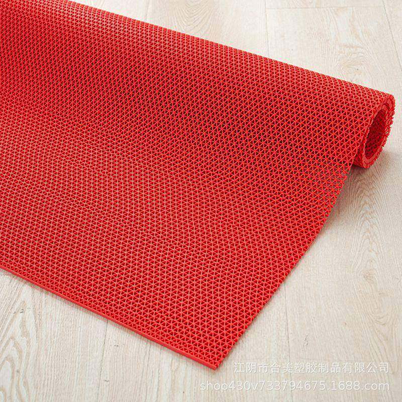 厂家S镂空网眼地毯防水泳池地垫VPC塑料浴塑LWY胶型疏水室防滑垫