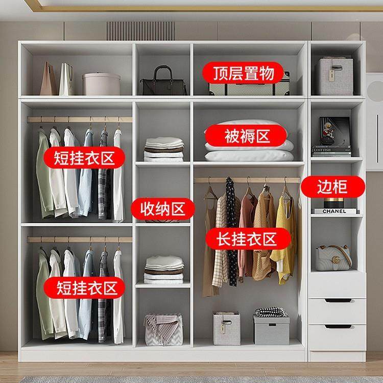 衣柜现代简约家卧室小型平开门收纳用储物户柜简易挂出FTR租房用,电子元器件市场,其它元器件,淘宝优惠券,粉丝福利购,淘宝优惠卷