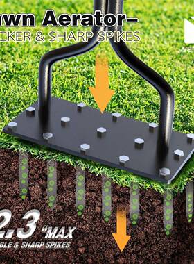 新款松NVV打土器户外院坪翻土器庭草坪孔草工具