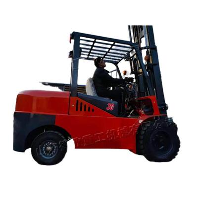 座驾式柴油堆高车 四轮三支点柴油叉车 Fuel powered forklift