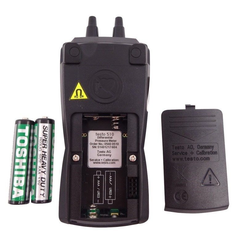 德图压力计testo510i/511/512绝压微压差表数显式高精度压差仪