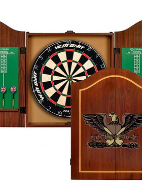 跨境18寸合页镖箱套装成人比赛训练全套镖靶飞镖套装 darts set