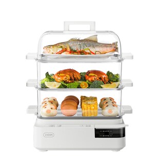 Z11 不锈钢蒸盘版 臻米3层电蒸锅 外置水箱