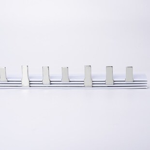 63A漏电断路器接线排 40A DZ47空气开关接线排3P 4P紫铜汇流排32A