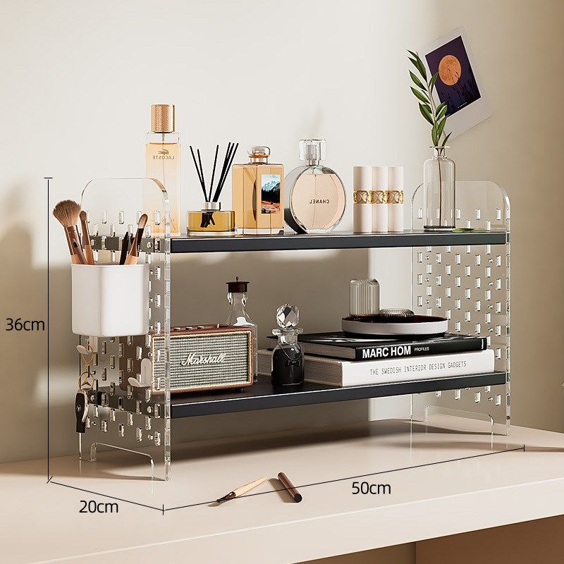 桌面置物架桌上书架洞洞板家用学习书桌多层办公室工位收纳展示架,住宅家具,搁板/置物架/家用陈列架,淘宝优惠券,粉丝福利购,淘宝优惠卷