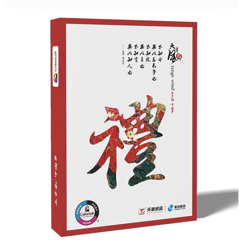 天章风A4纸a4复印纸70克5包500页/包办公用纸白纸草稿纸a4纸整箱