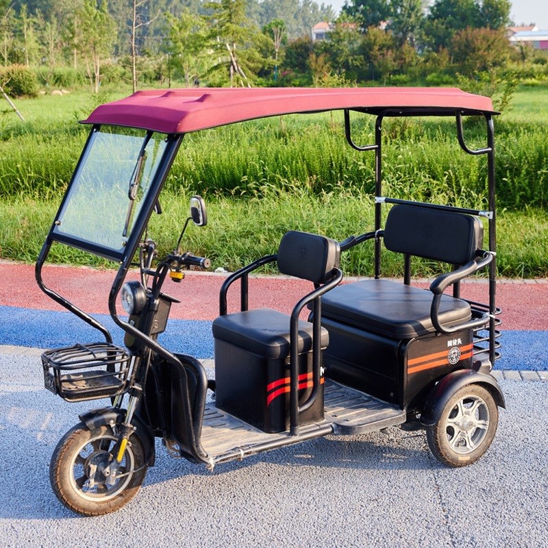 电动三轮车车棚全封闭雨棚小巴士电动车遮阳篷老年三轮车车蓬透明