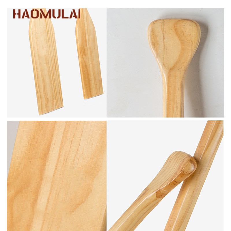 木质船桨划浆实木1.5米wood boat paddle公园娱乐手摇漂流船桨
