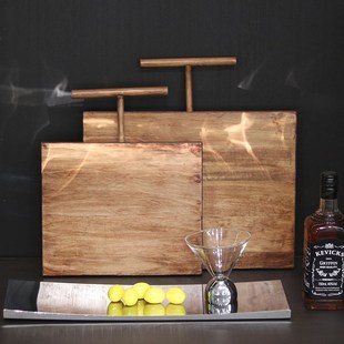 现代不锈钢长条内凹弧形托盘家用样板房装饰陈列高端收纳饰品摆件