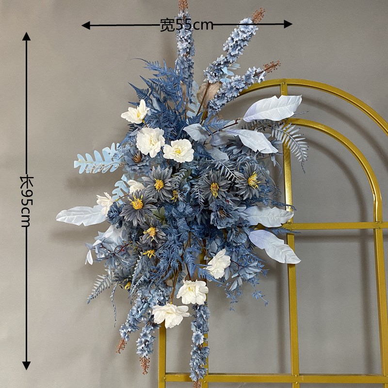 婚庆道具仿真花订婚布置装饰挂花婚礼现场假花拱门背景墙花点角花