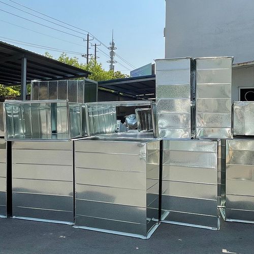 共板矩形风管镀锌螺旋风管不锈钢排烟除尘矩形通风管共板法兰风管