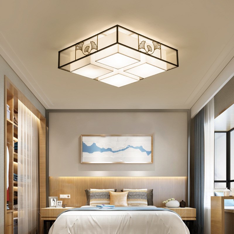 新中式吸顶灯2024年新款客厅餐厅卧室书房过道吸顶灯中山工厂直供