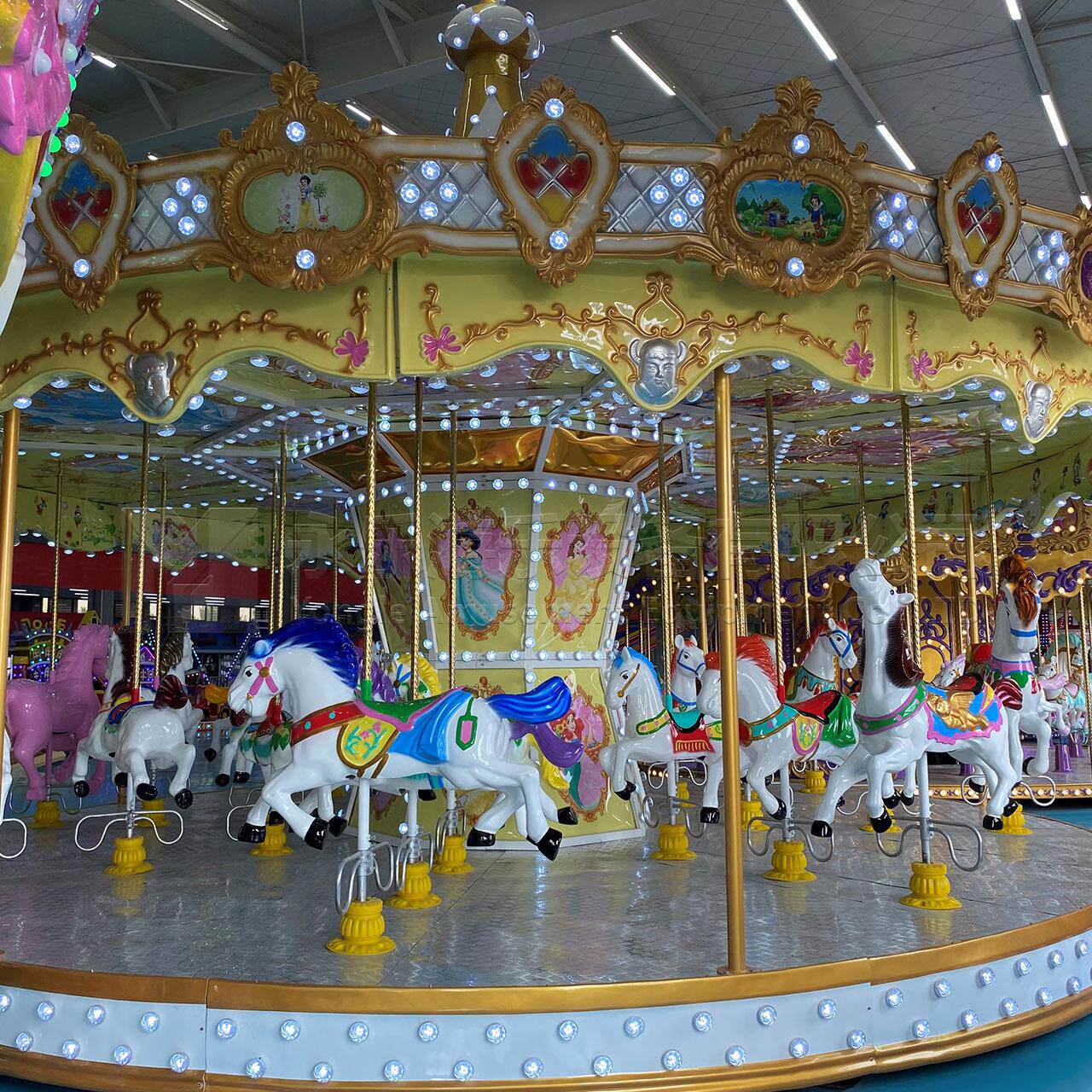 游乐设备户外大型座旋转木马网红广场摆摊公园电动豪华转马