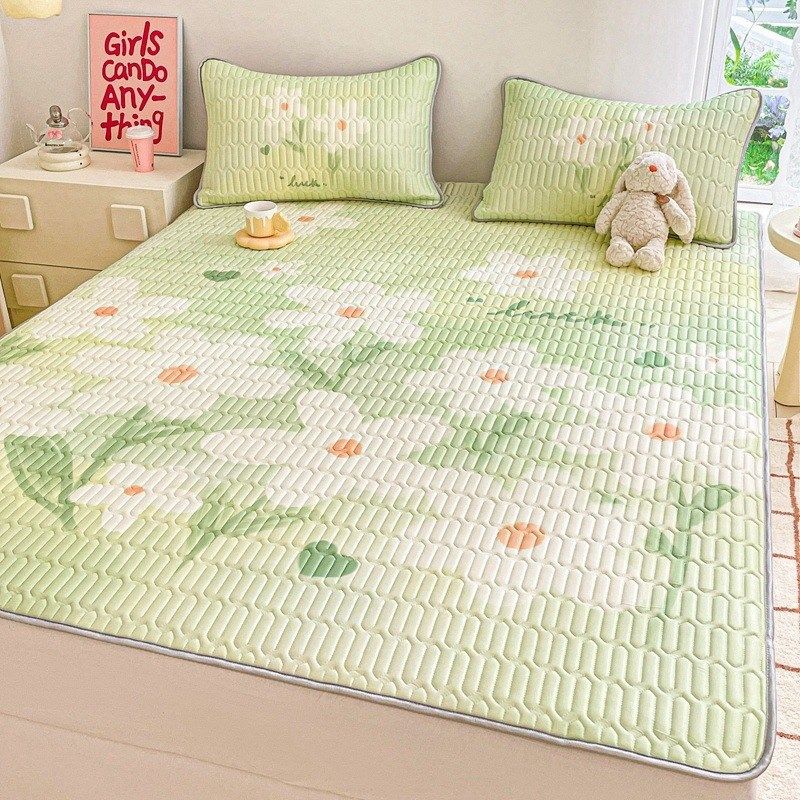 凉感丝冰丝席乳胶凉席三件套夏季儿童可用宿舍床单凉垫席子可机洗,床上用品,乳胶席,淘宝优惠券,粉丝福利购,淘宝优惠卷