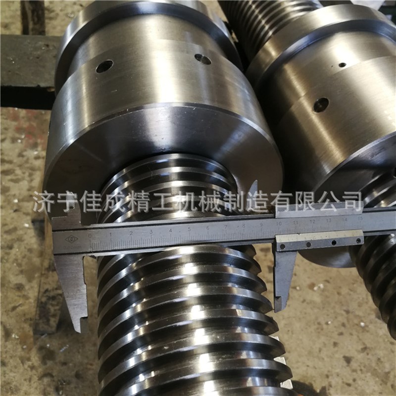 加工大型梯形丝杆螺母副制作Tr300以内T型螺纹丝杠升降传动