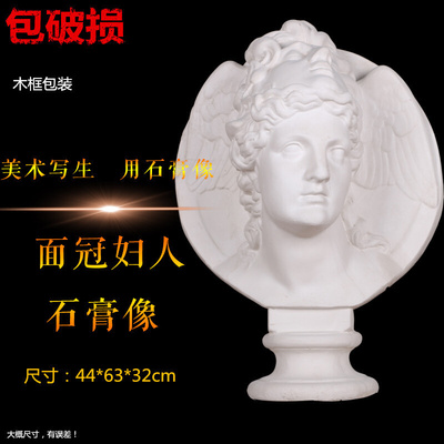 美术石膏人物头像面冠妇人夫人胸像素描石膏像静物写生美术室器材