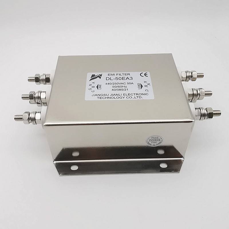 坚力电源滤波器 DL-20EA3 DL-30EA3 DL-50EA3 20A30A50A三相四线