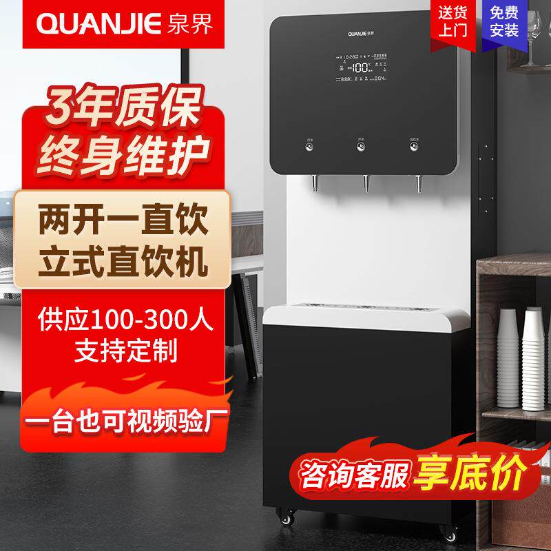商用净水器RO反渗透立式直饮机即热饮水机开水器热水冷热一体