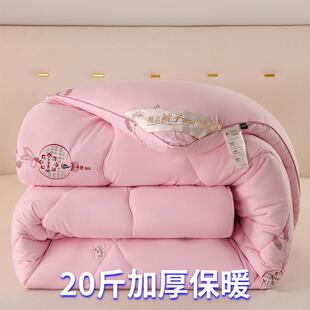 加厚学保暖羽丝绒棉冬被芯天超厚宿被子丝棉被生舍被厂家直供褥一