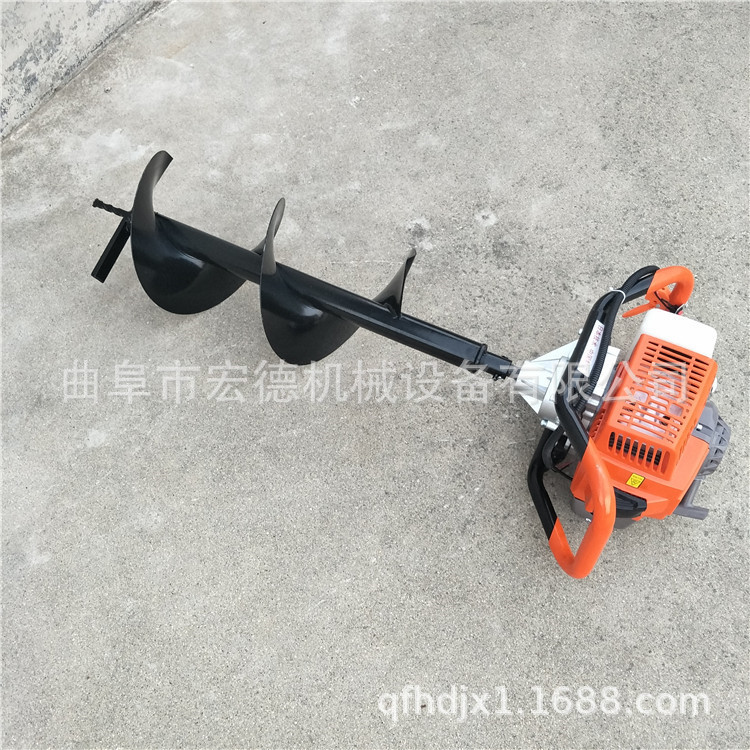 手提汽油二冲程挖坑打眼机