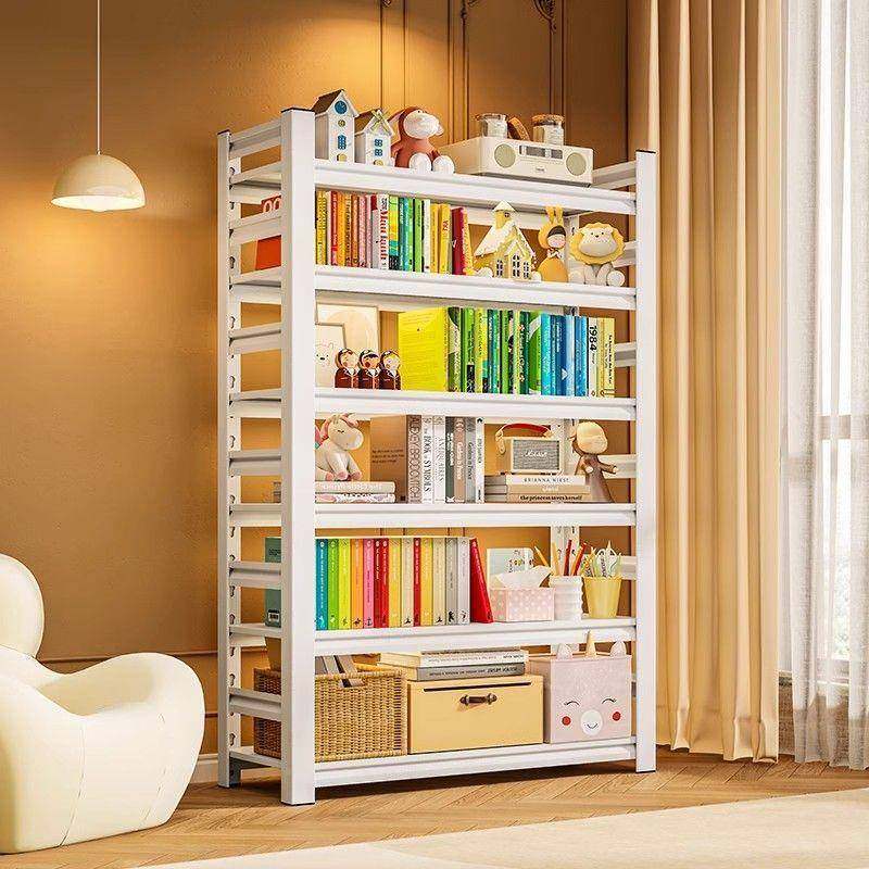 家用铁书架多2025跨境层落地置物架儿童收书柜学生书本纳客架厅储,收纳整理,书桌收纳置物架,淘宝优惠券,粉丝福利购,淘宝优惠卷