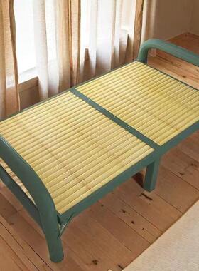 家用单人双人CJO固休午午睡竹床板竹子实木式硬板床简易加凉床折